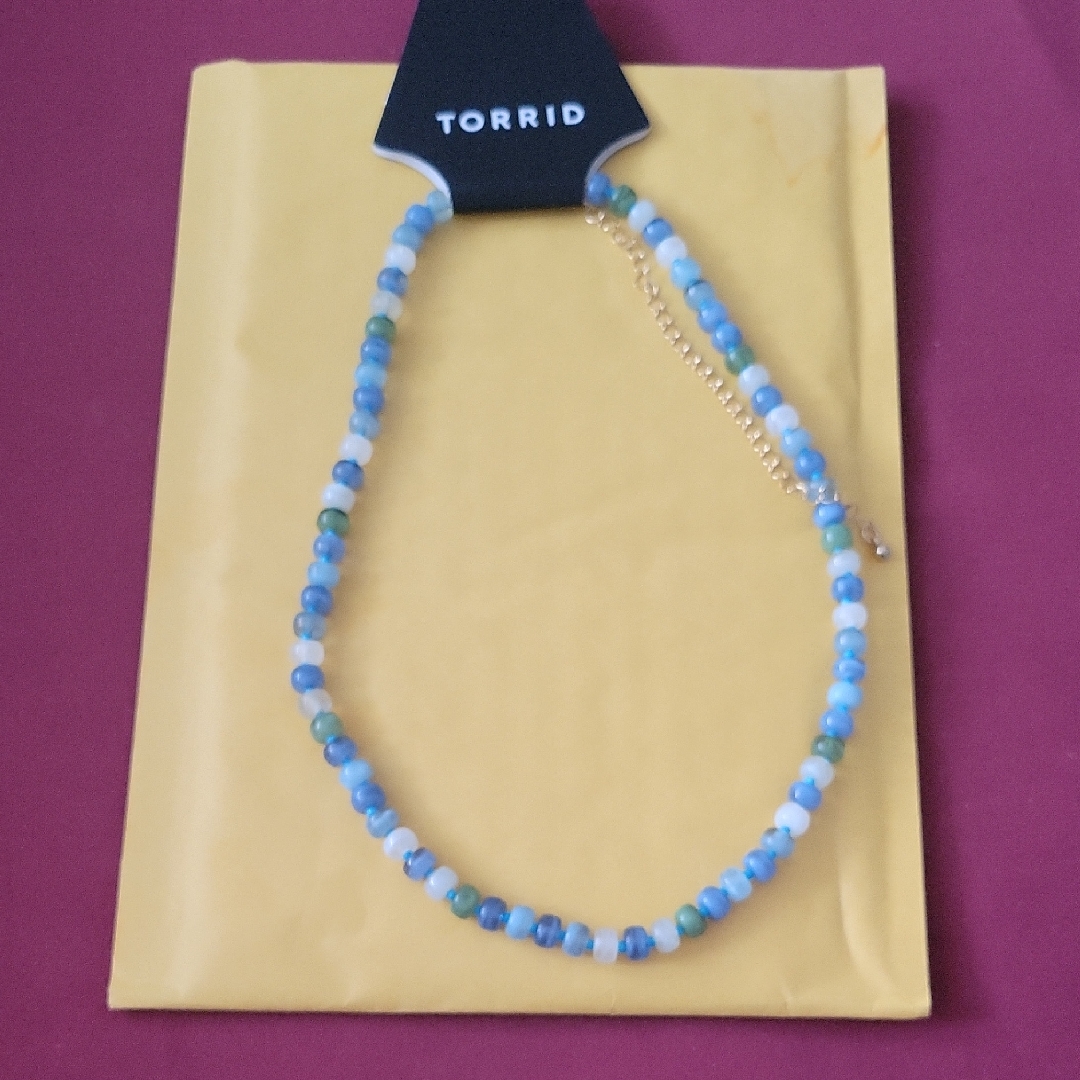 Torrid Multicolor Beaded Necklace 8$